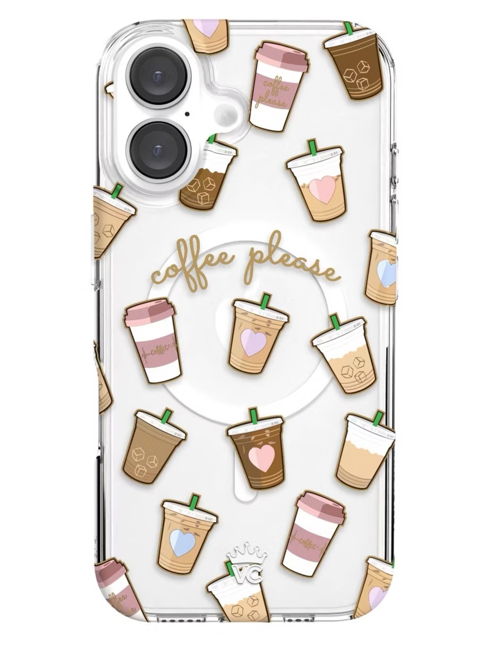 Velvet Caviar Coffee Kawaii Cute Y2K iPhone 16 Case MagSafe NWT